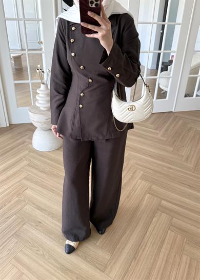 Luna Takım Kahverengi