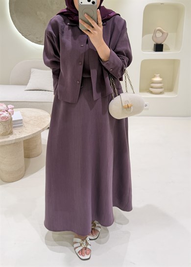 Lunera Takım Burgundy