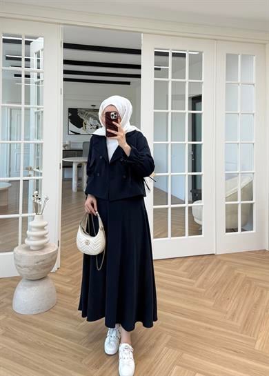 Lusie Etekli Takım Lacivert