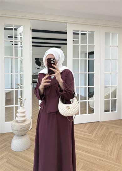 Lusie Etekli Takım Mürdüm