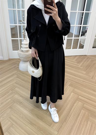 Lusie Etekli Takım Siyah