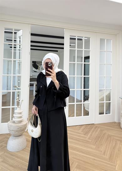 Lusie Etekli Takım Siyah