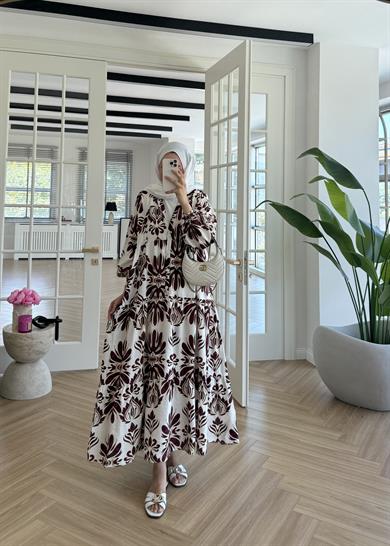 Lyra Mango Elbise Bordo