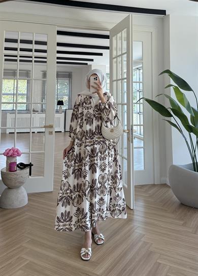 Lyra Mango Elbise Vizon