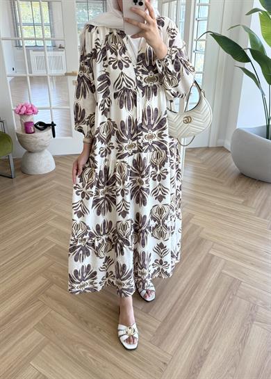 Lyra Mango Elbise Vizon