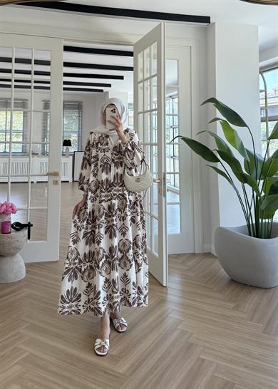 Lyra Mango Elbise Vizon