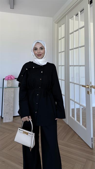 Marin Keten Takım Siyah