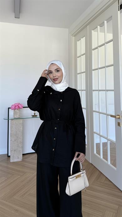 Marin Keten Takım Siyah