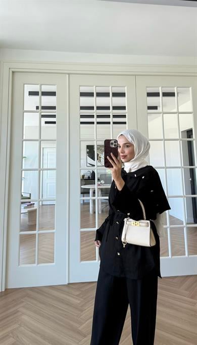 Marin Keten Takım Siyah