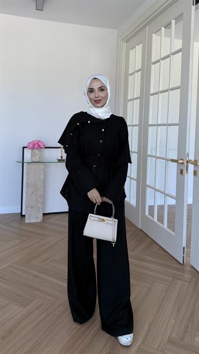 Marin Keten Takım Siyah