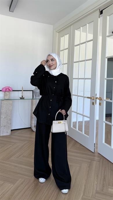 Marin Keten Takım Siyah