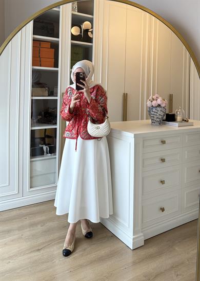 Mary Kapitone Ceket Kırmızı