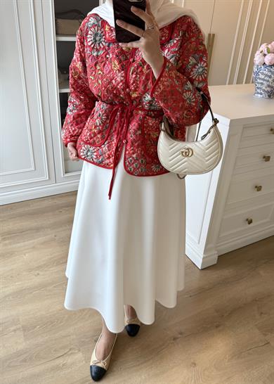 Mary Kapitone Ceket Kırmızı