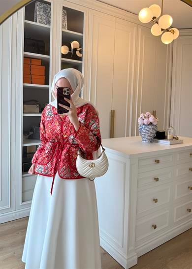 Mary Kapitone Ceket Kırmızı