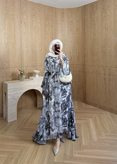Marya Şifon Elbise Siyah