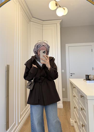 Massi Trençkot Kahverengi