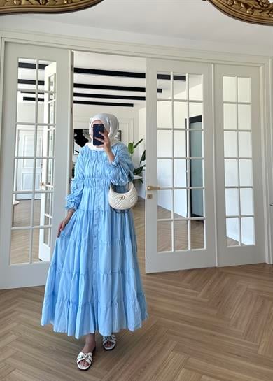 Mayla Elbise Mavi