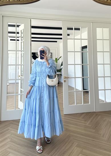 Mayla Elbise Mavi