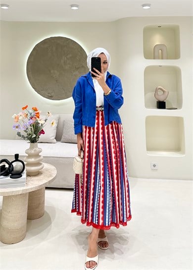 Melina Desenli Etek 