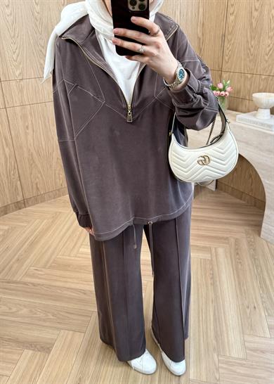 Melo Modal Takım Kahverengi