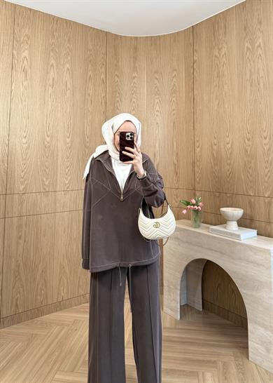 Melo Modal Takım Kahverengi