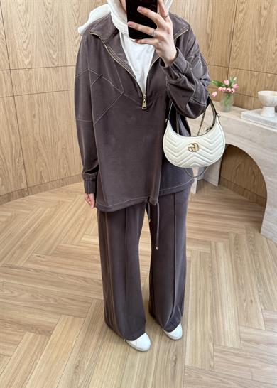 Melo Modal Takım Kahverengi