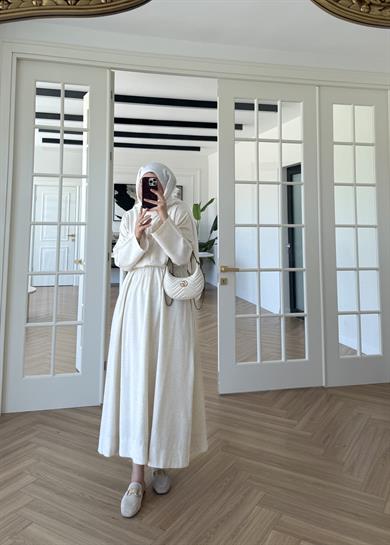 Milla Keten Etekli Takım Natural