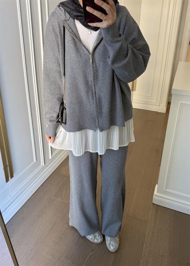 Oysh Triko Takım Gri