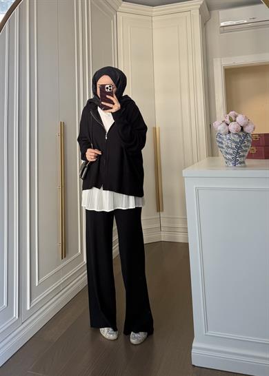 Oysh Triko Takım Siyah