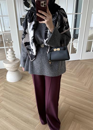 Pamuk Dokulu Kazak Antrasit