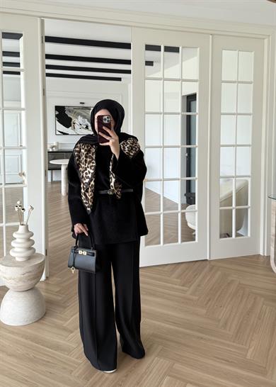 Pamuk Dokulu Kazak Siyah