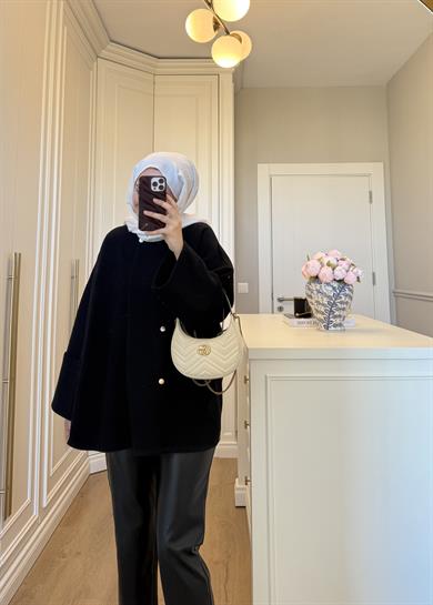 Parla Angora Hırka Siyah
