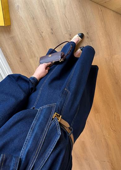 Ravel Premium Etekli Denim Takım