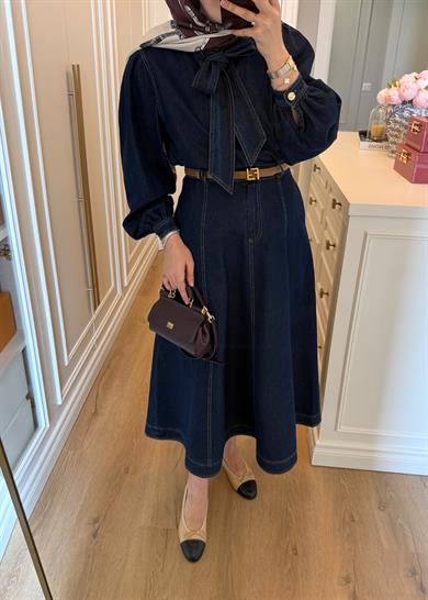 Ravel Premium Etekli Denim Takım