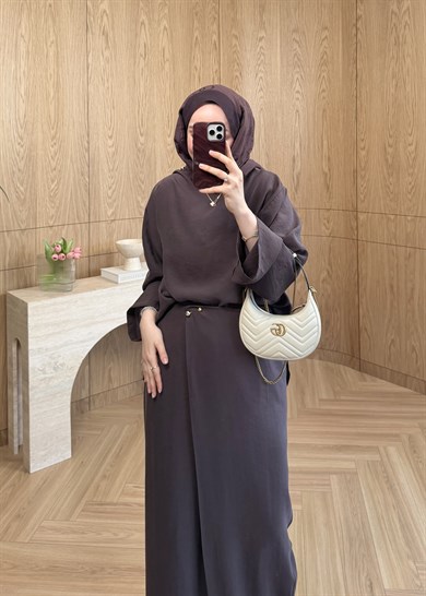 Ravin Drapeli Takım Kahverengi