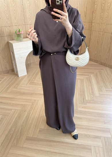 Ravin Drapeli Takım Kahverengi