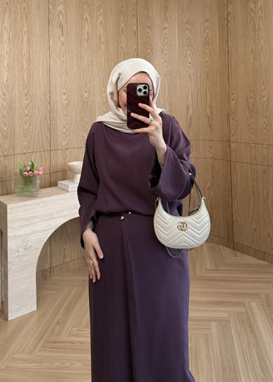 Ravin Drapeli Takım Mürdüm 