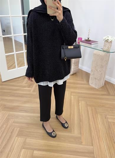 Scuba Havuç Pantolon Siyah