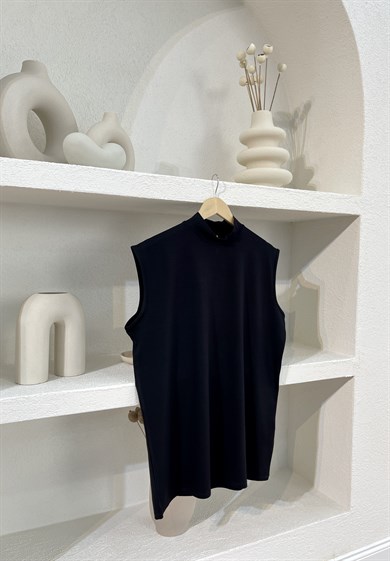 Sıfır Kollu İçlik Siyah