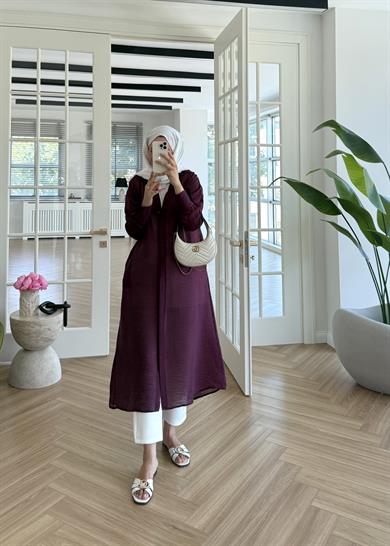 Sissy Gömlek Mürdüm 