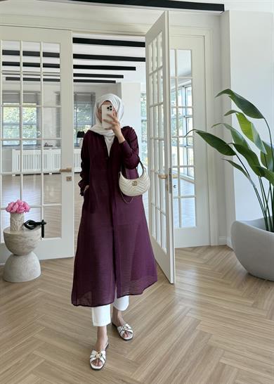 Sissy Gömlek Mürdüm 