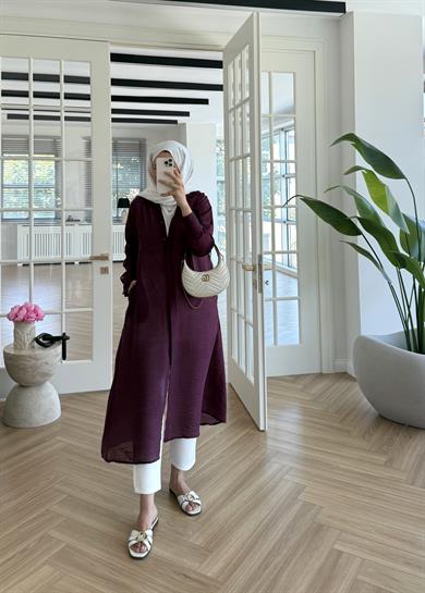 Sissy Gömlek Mürdüm 