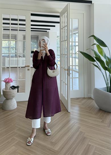 Sissy Gömlek Mürdüm 