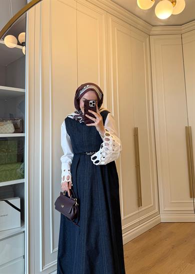 Sole Premium Kemerli Denim Jile