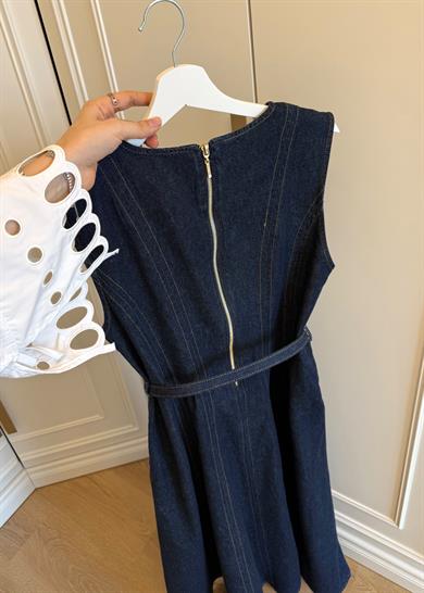 Sole Premium Kemerli Denim Jile