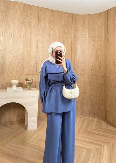 Valencia Tensel Takım İndigo