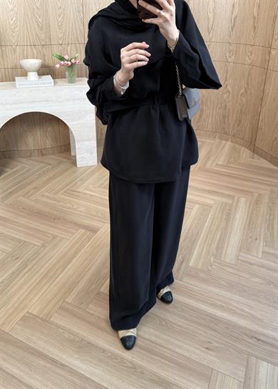 Valencia Tensel Modal Takım Siyah 