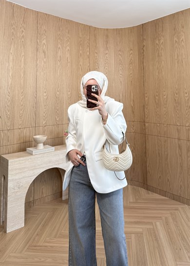 Wide Leg Kar Eskitme Jean