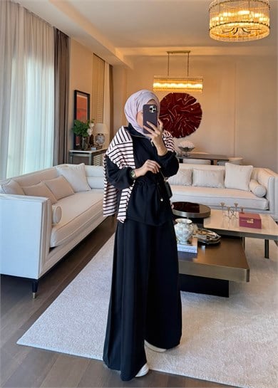 Yüksek Yaka Oysho Takım Siyah