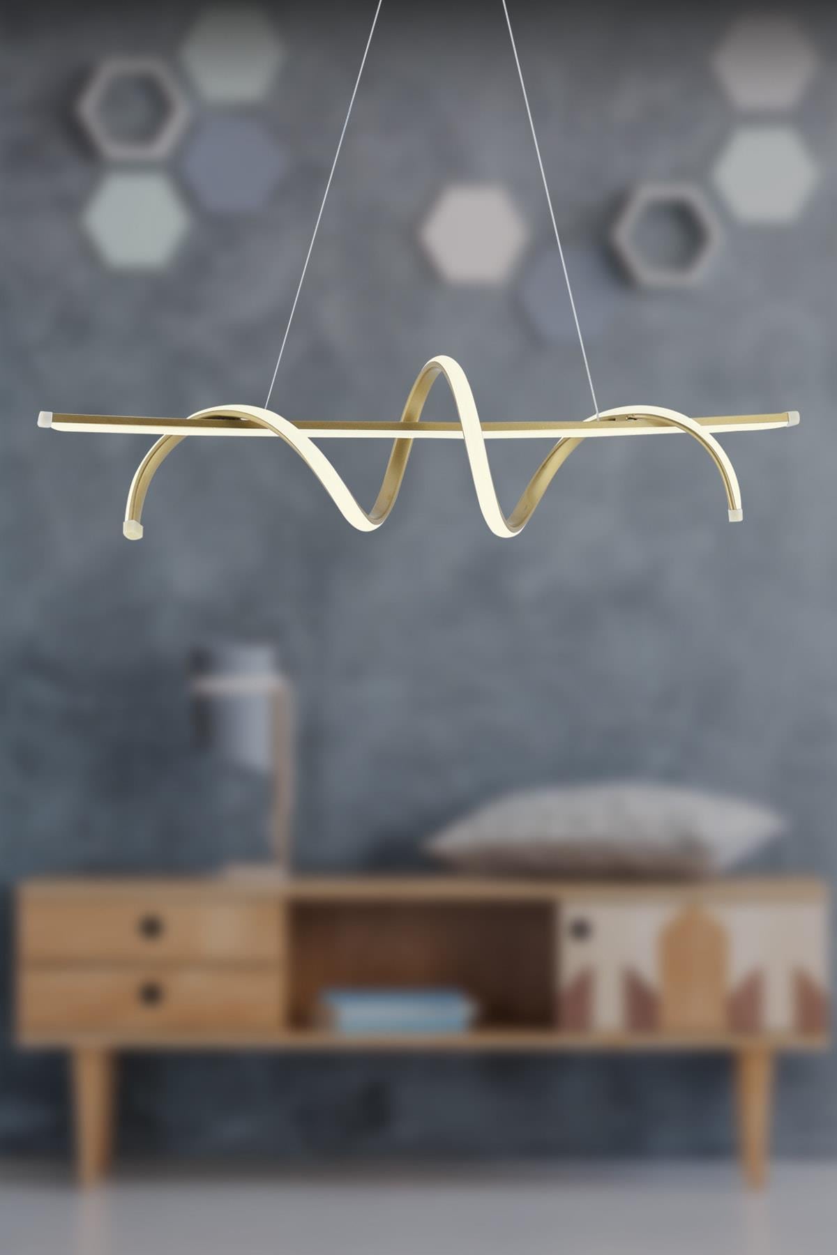 Pane Eskitme Modern Led Avize Gün Işığı Salon Mutfak Oda Hol Ledli Avize Yemek Masası Led Avize